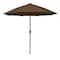 California Umbrella 9' Bronze Aluminum Market Patio Umbrella, Olefin Teak 194061337486 - alternate 1